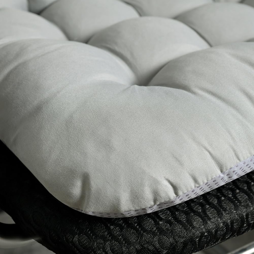 Doux 40 cm runde Stuhlkissen – dick gepolsterte Sitzkissen für Garten, Esszimmer, Büro, 4 Stück, Outdoor-Kissen, stilvoller Komfort für Terrasse und Zuhause