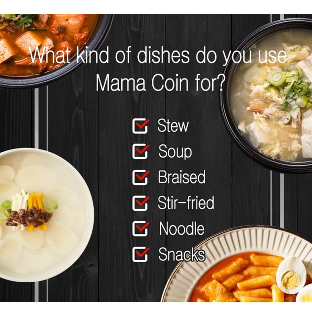 TOJONGHERB mama coin soup base tablet/Korean seafood broth tablet/ 4.03oz / 0.14oz X 30Tablets/ Seafood vegetable stock/anchovies