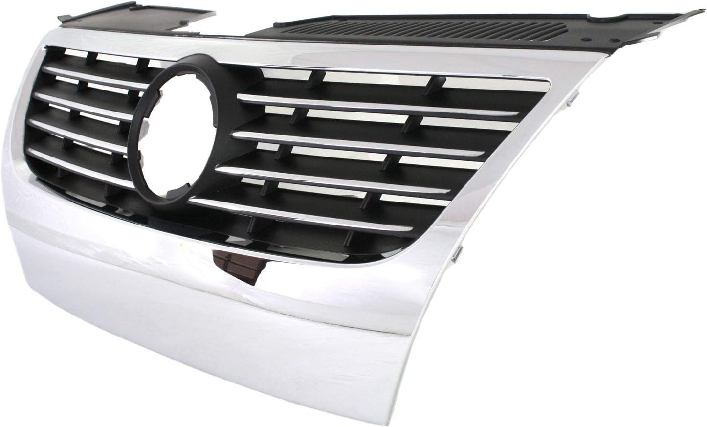 Garage-Pro Grille Assembly Compatible with Volkswagen Passat 2006-2010 For Models Without Park Distance Control System and Park Assist System Chrome Shell with Black Insert VW1200142
