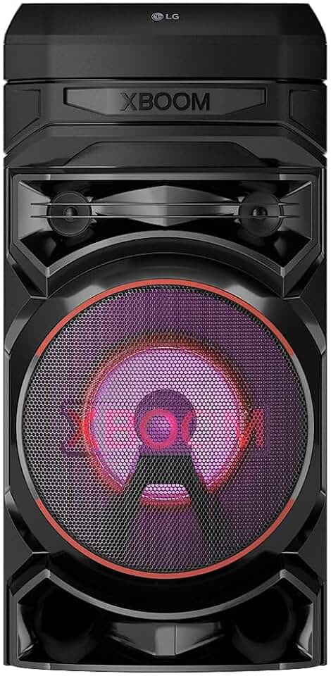 Caixa de Som LG Xboom RNC5 com Bluetooth Função DJ 200W Bivolt Preto RNC5.ABRALLK