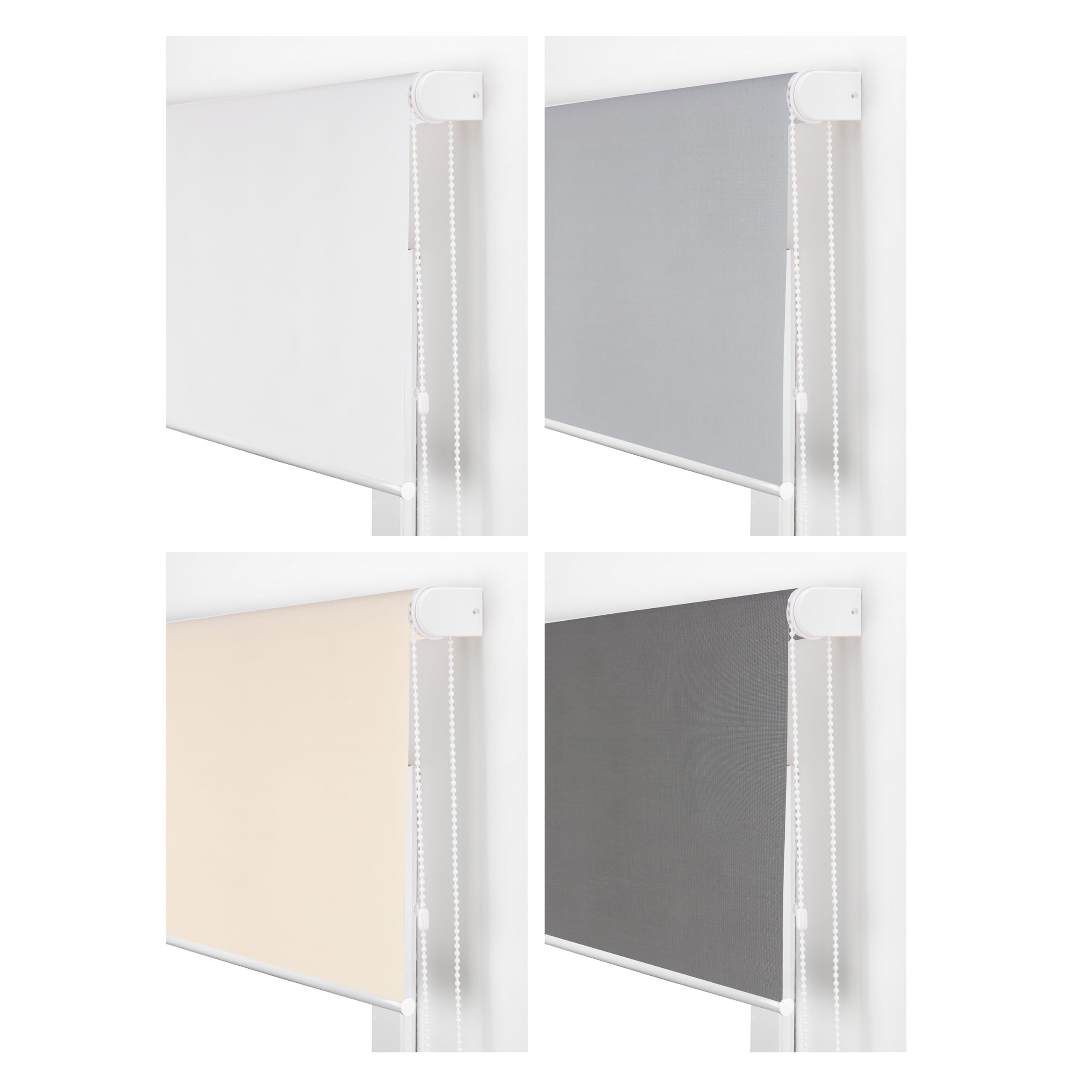 Estor Enrollable Premium Tejido Screen - Estor Enrollable Tamaño 140x180 Ancho por Alto Reducción de Destellos y Protección Solar Efectiva - Estor Tamaño Tela 137x175