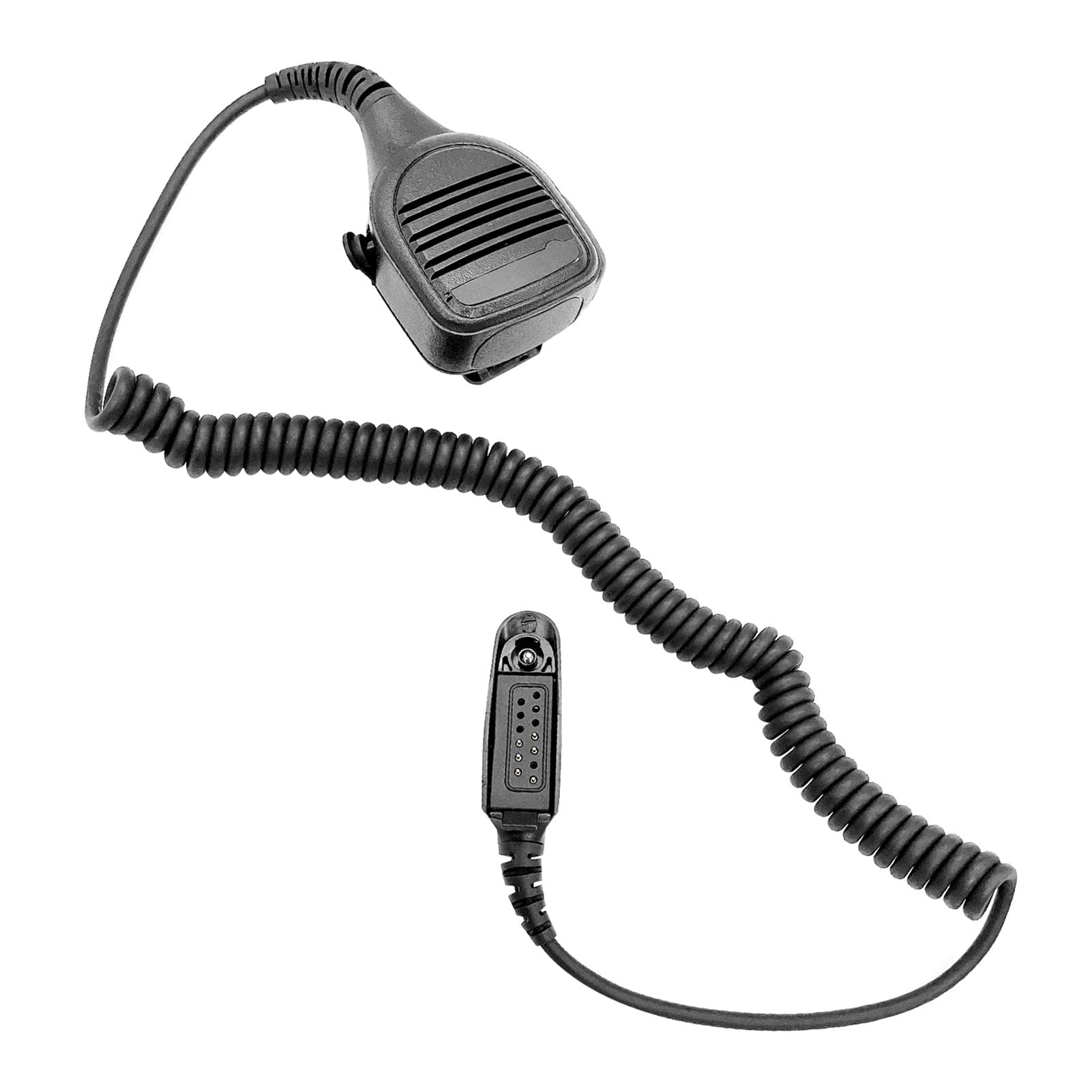 YANGYIYANG Zdalny mikrofon wodoodporny mikrofon mikrofonowy Ptt. Pasuje do Motorola GP140, GP320, GP328, GP329 Walkie Talkie dwukierunkowe radio Walkie talkie mikrofon (Color : Black)