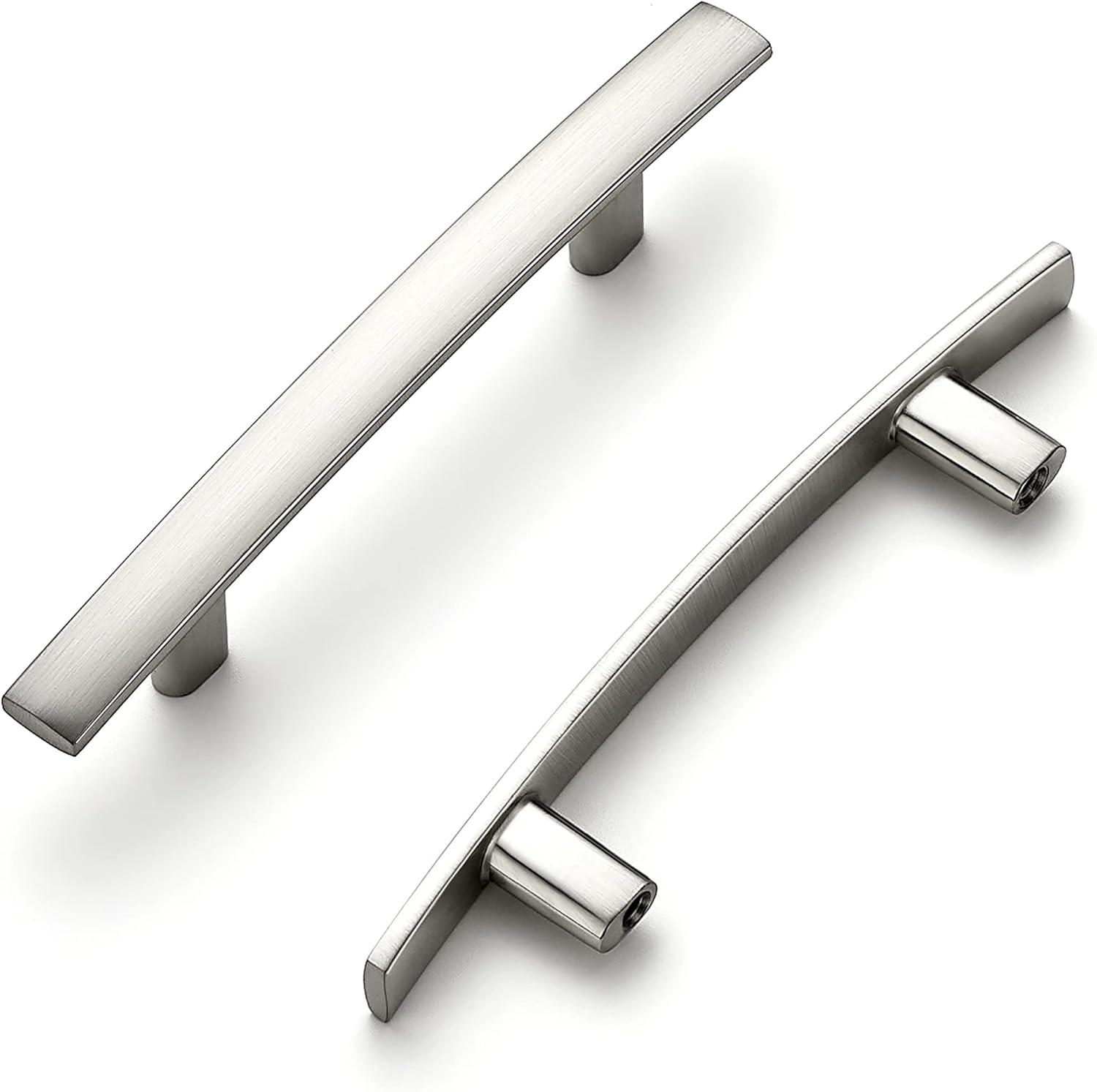 Ravinte 15 Pack Handles Brushed Nickel Pulls Kitchen Handles,Curved