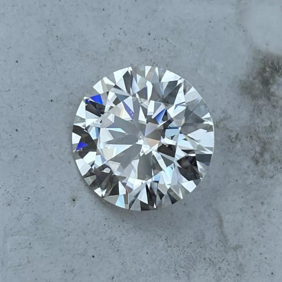 Lab-Grown CVD Diamond 9.5 MM Round Excellent Cut D Color VVS1 Clarity Certified Ethical & Affordable Choice for Engagement Rings & Luxury Jewelry