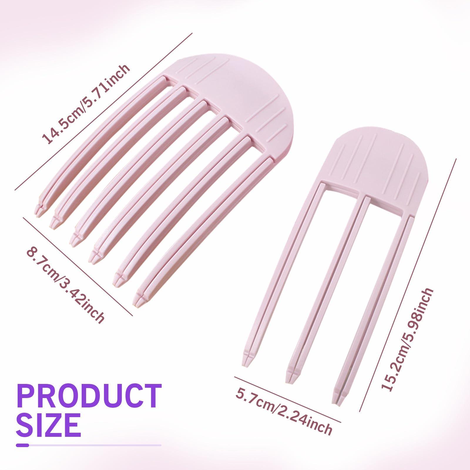 Root Lifter for Hair - TRACOMPAN 4Pcs Hair Volume Clips - Image 2
