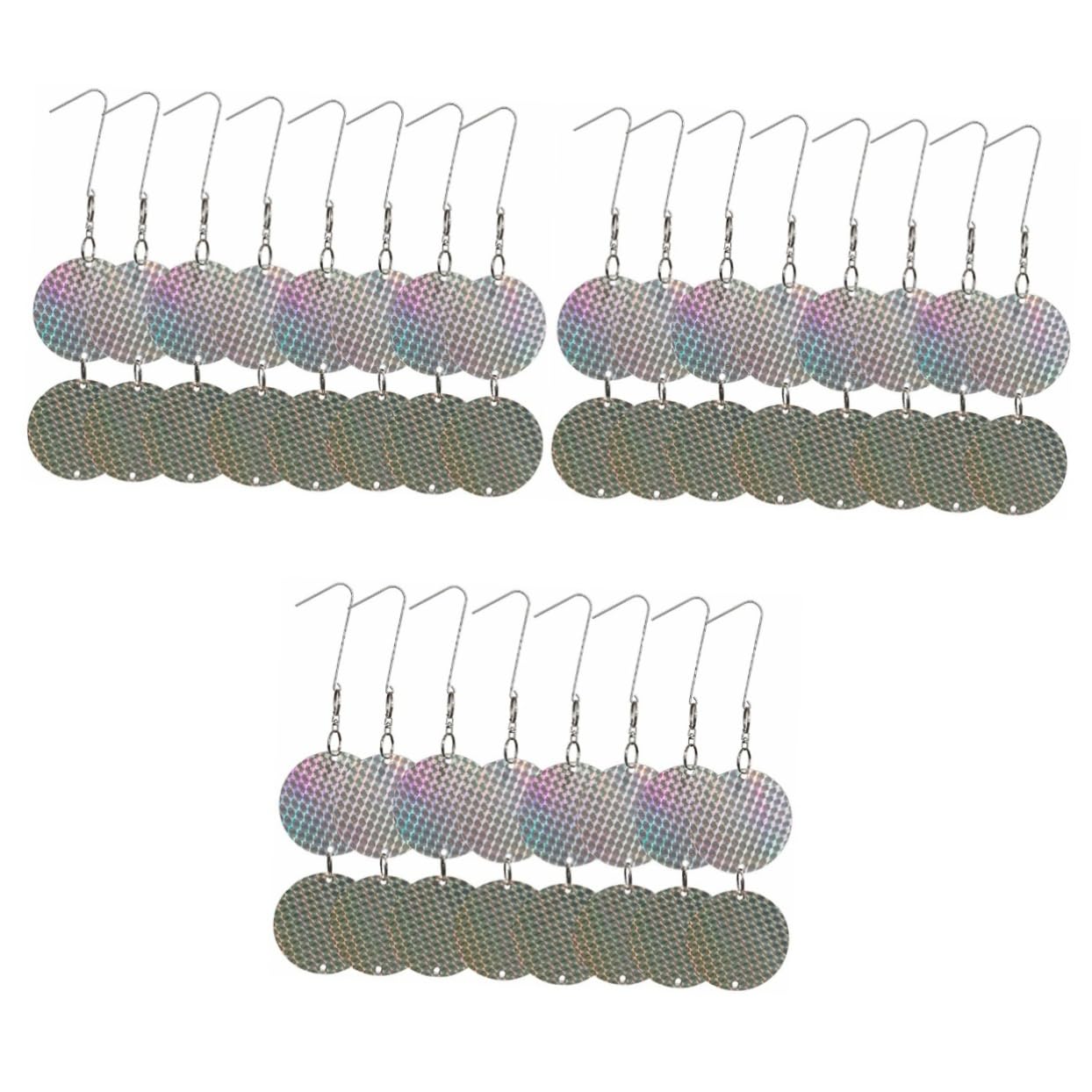 BESPORTBLE Pz flakelet per spaventare Gli Uccelli riflessante spaventapasseri Scarecrow Wafer Spaventoso Ostia scacciare Gli Uccelli Piccolo Pezzo