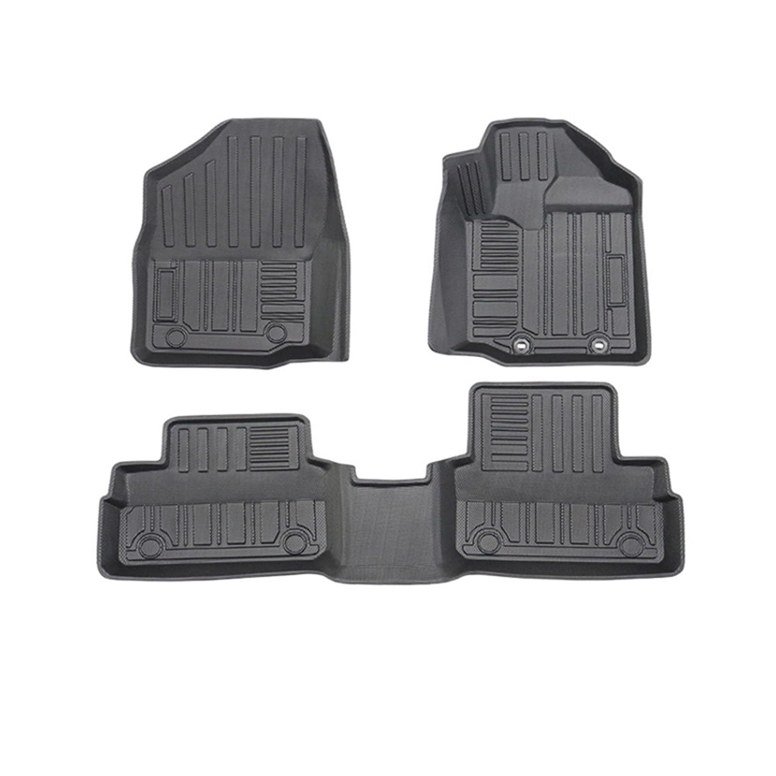 TPE LHD RHD RaiZE Karpet Lantai Mobil Untuk Compatible With RAIZE 2020 2021 2022 Alas Kaki Baki Lantai Mobil Aksesori Otomatis Hitam(RHD RAIZE)