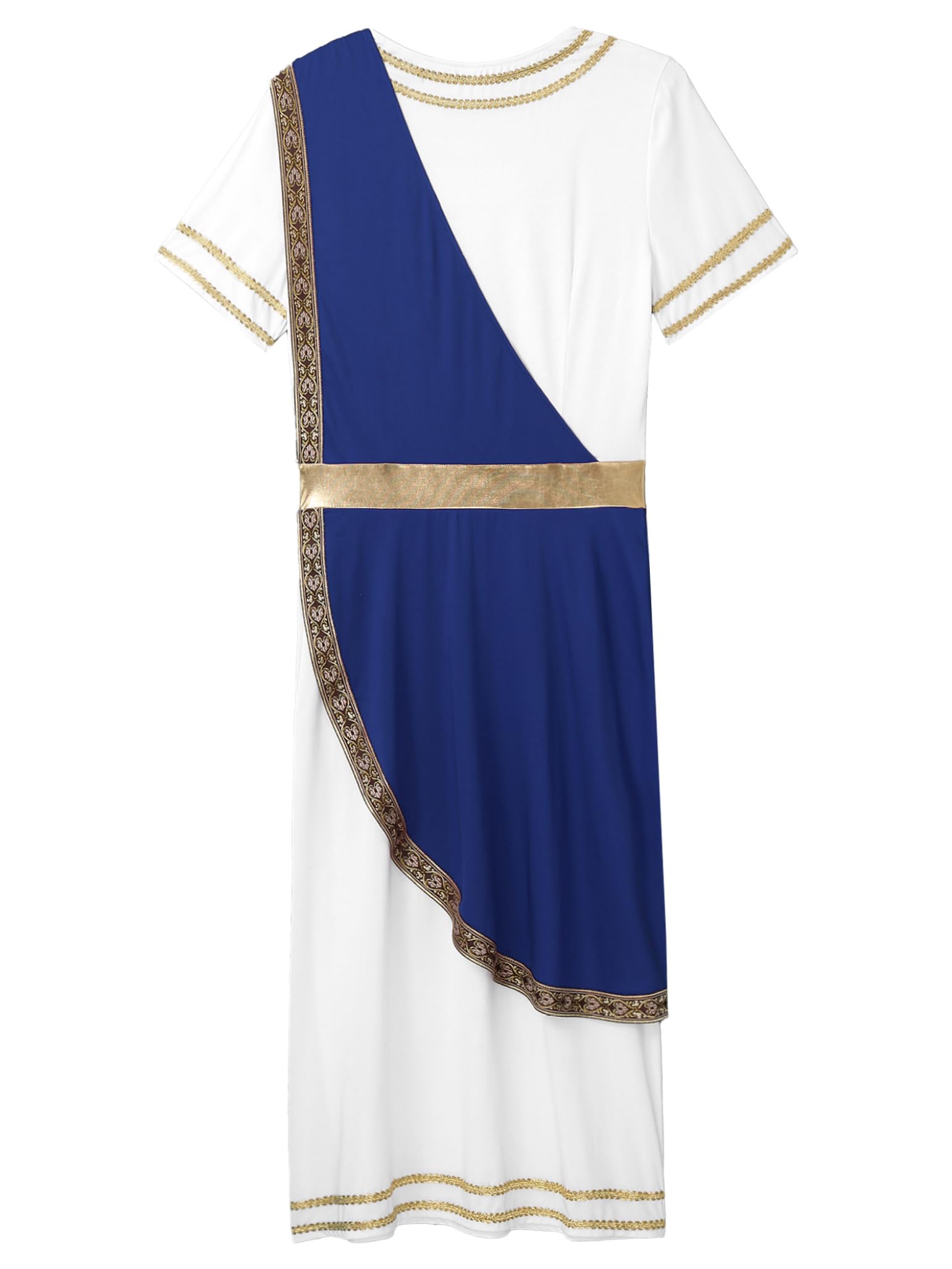 Costume Festa Halloween Uomo Tunica Greca Toga Adulti Romanzo