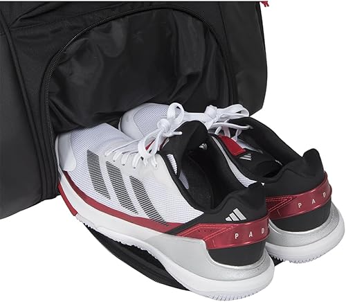 Miniatura 5 de adidas Multigame Raqueta Bolsa (NegroRojo)