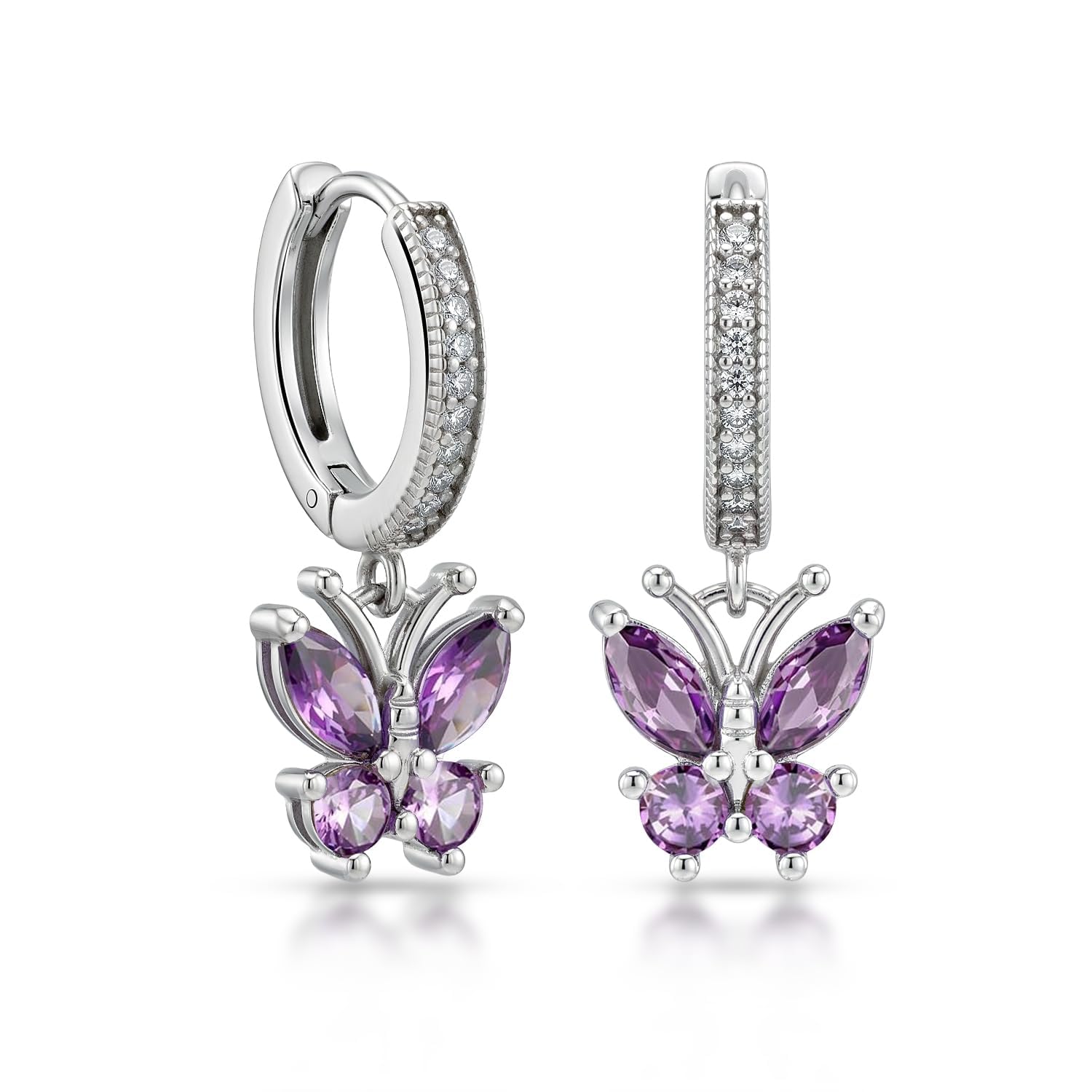Women's Earrings Collection | Dangle, Drop, Leverback & Huggie Hoop Earrings | Cubic Zirconia & Pearl Jewelry | Elegant Birthday, Anniversary & Christmas Gift for Women-image-28