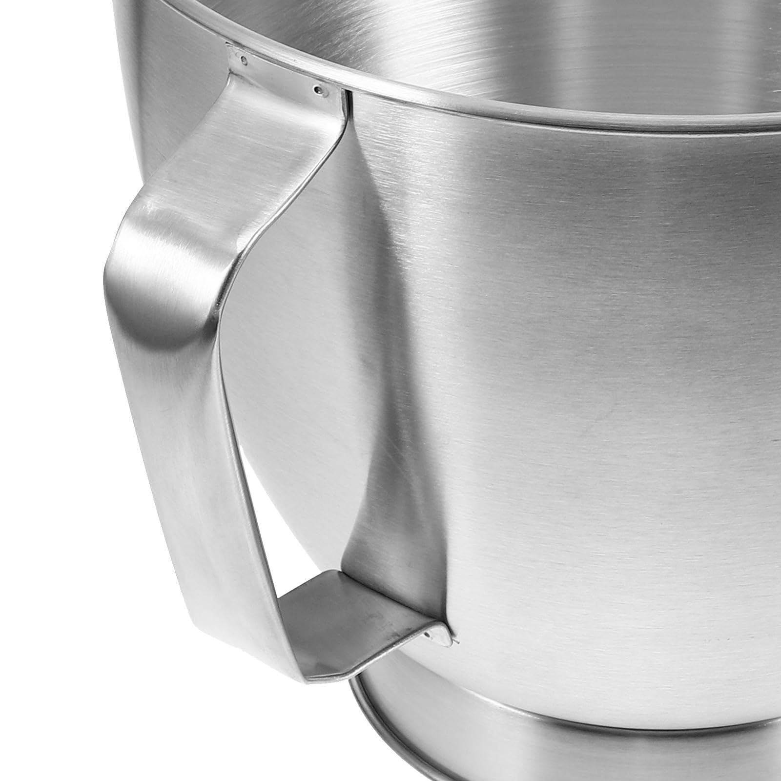 Tazón Grande para Mezclar de Acero Inoxidable 4.5l, Accesorio de Cocina Versátil y Profundo para Batir Huevos y Preparar Alimentos