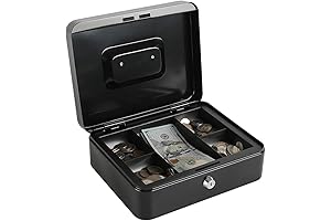 Spacious Xydled Cash Box: Optimal Storage, Enhanced Security