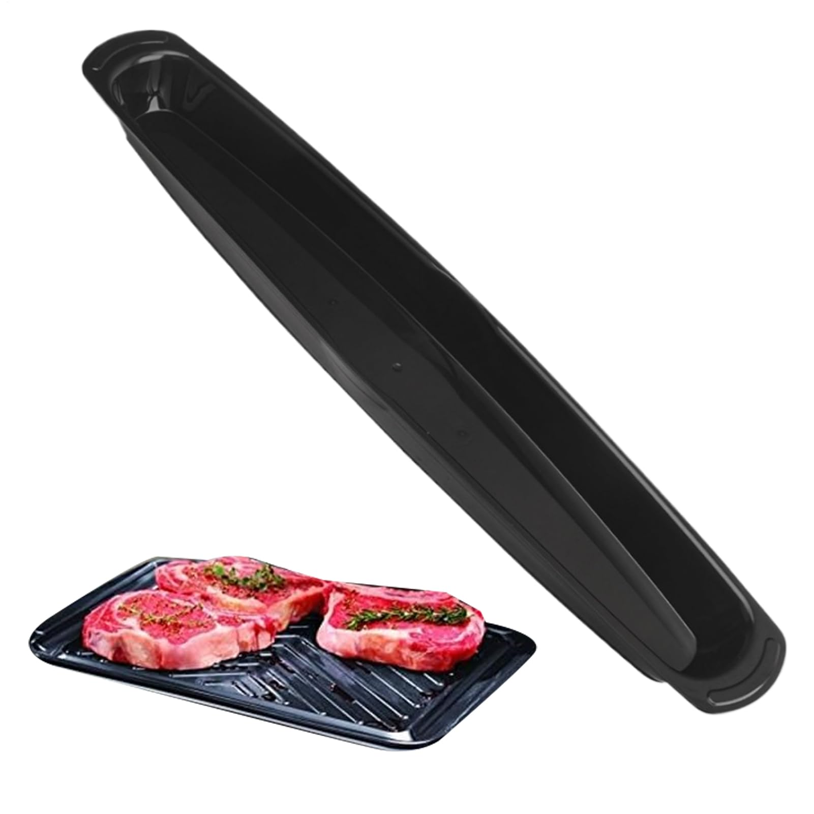 Recogedor De Grasa Para Parrilla - Bandeja Antigoteos Para Aceite | Recogedor De Reemplazo De 37 Cm Para Cocina Exterior Y Barbacoa