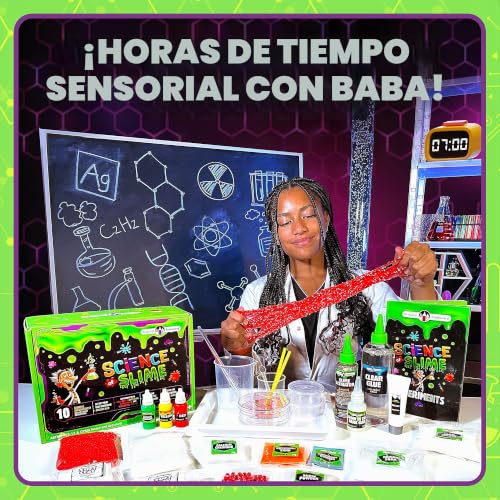 Kit de slime interactivo con oobleck para experimentos cientificos de ninas 3