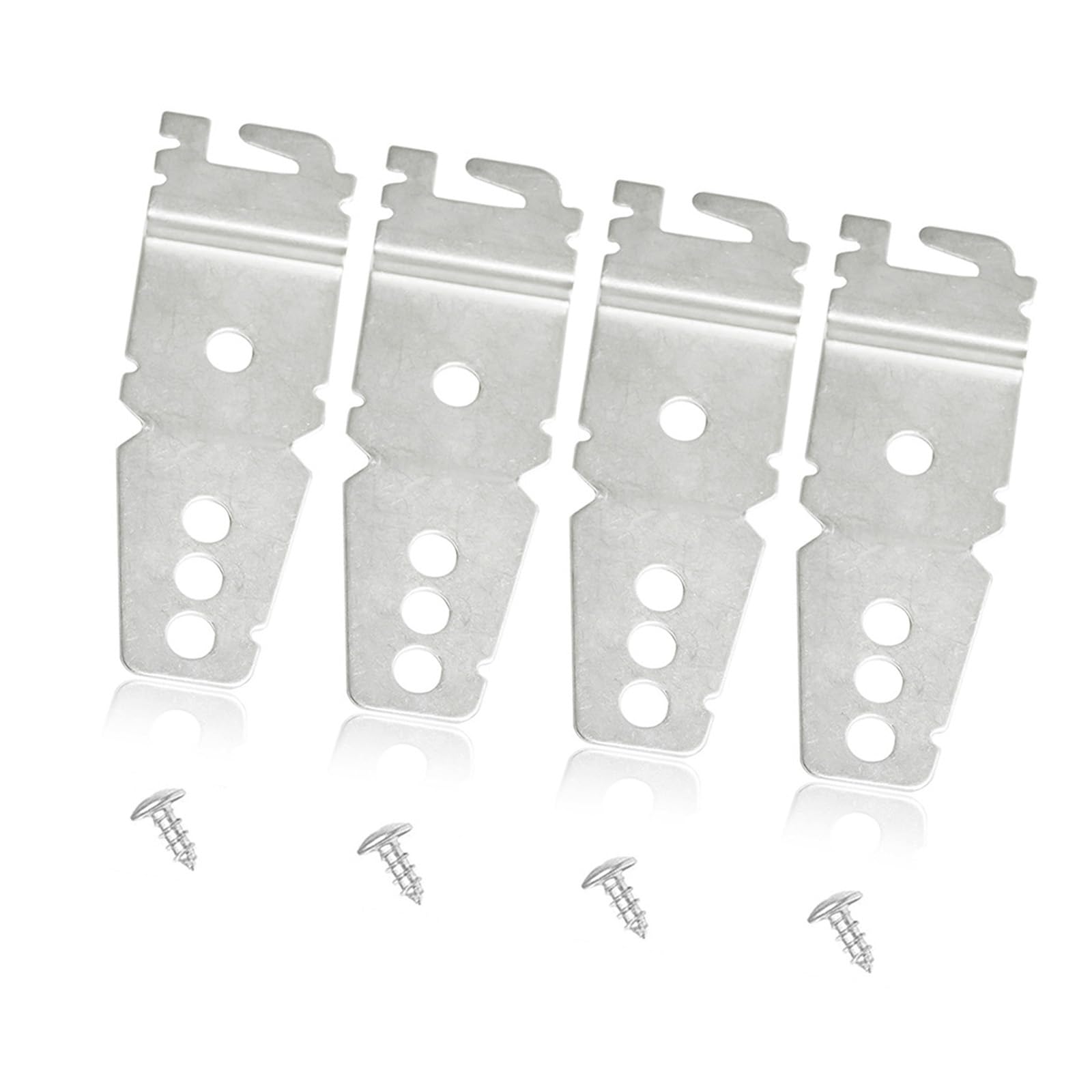 Jazuaiao Dishwasher Mounting Bracket with Screws Kitchen Dishwasher Replace Undercounter Bracket Easy Assembly Rack Stainless Steel Rust