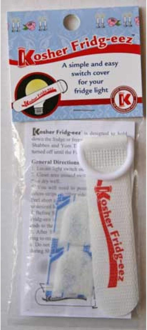Kosher Fridg-eez-The Simplest & Easiest Way to to hold down the light switch in your fridge or freezer for Shabbos and Yom Tov - 2 Pack