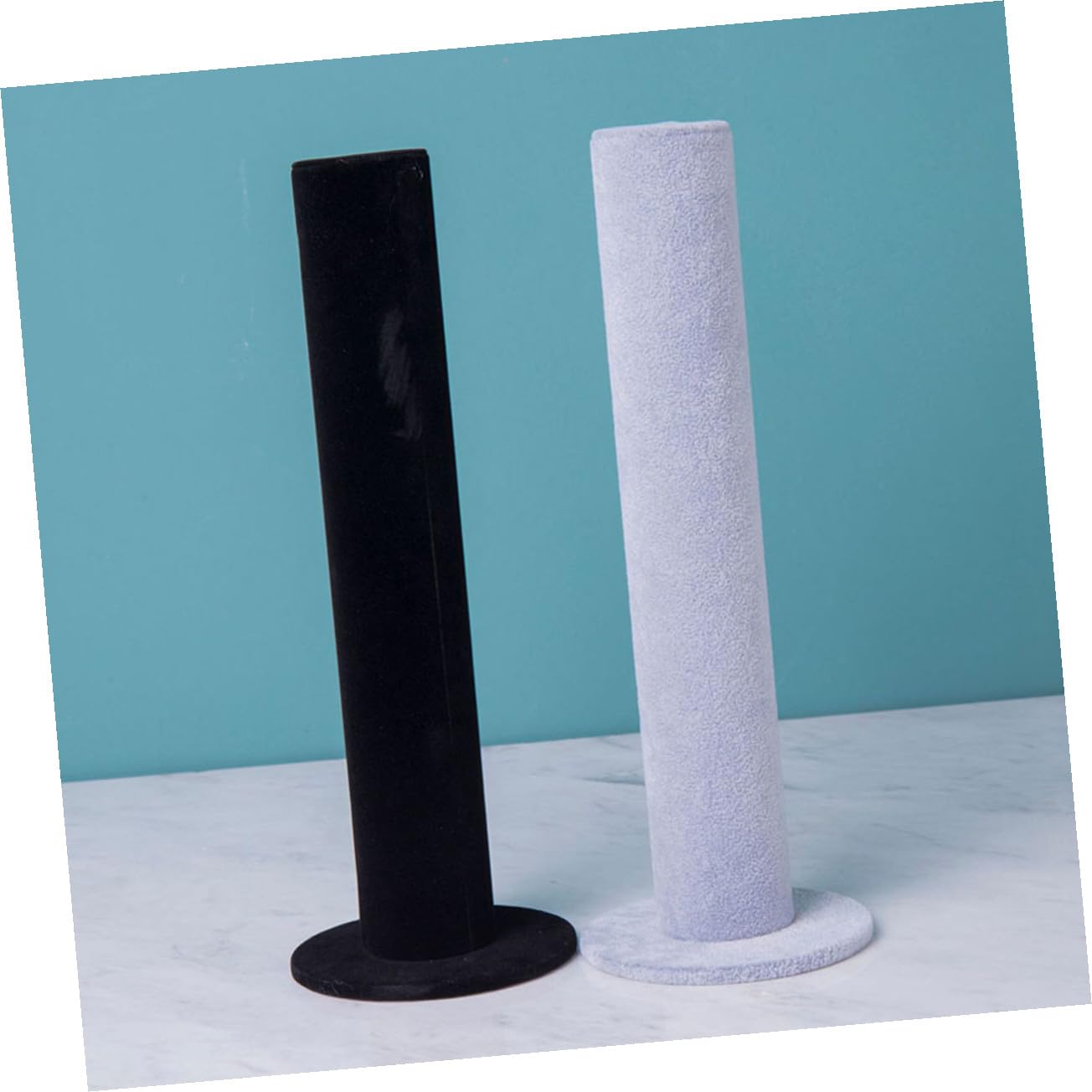 UKCOCO 2 piezas Soporte Vertical para Joyas Exhibidor de Brazaletes y Pulseras con Base Estable Organizador Multifuncional para Accesorios y Diademas para Tocador y Mostrador