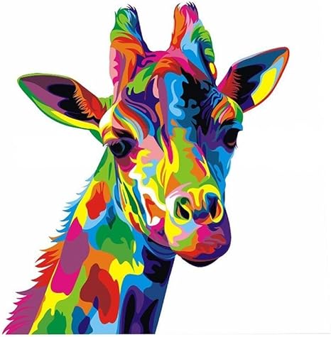 Amazon Sodial R カラフルキリン動物キャンバス絵画印刷画像壁アート額なしインテリア アートフレーム ポスター オンライン通販 Amazon Sodial R カラフルキリン動物キャンバス絵画印刷画像壁アート額なしインテリア アートフレーム ポスター オンライン通販