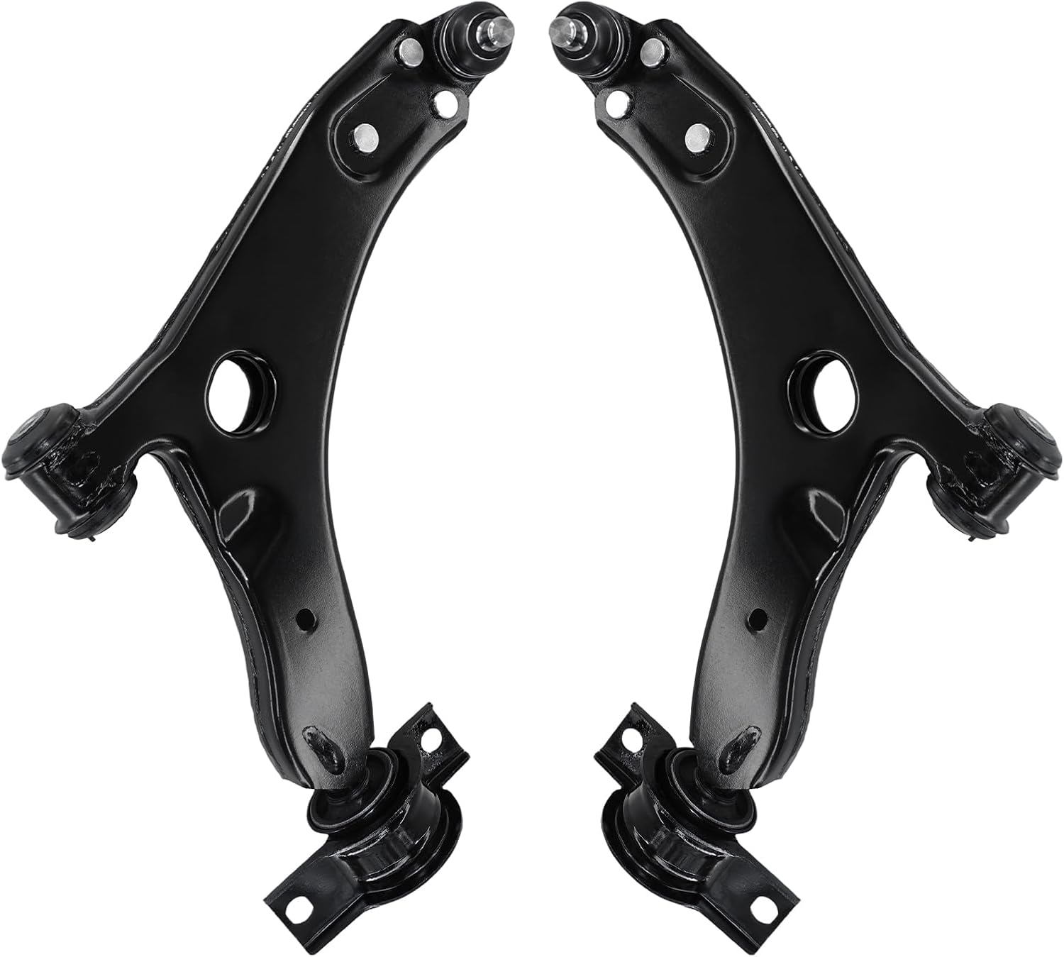 K80407 K80408 Front Lower Control Arms w/Ball Joint Bushing Assembly Replacement for 2004-2011Ford Focus (2004 Models Manufactured AFTER 4/5/04)