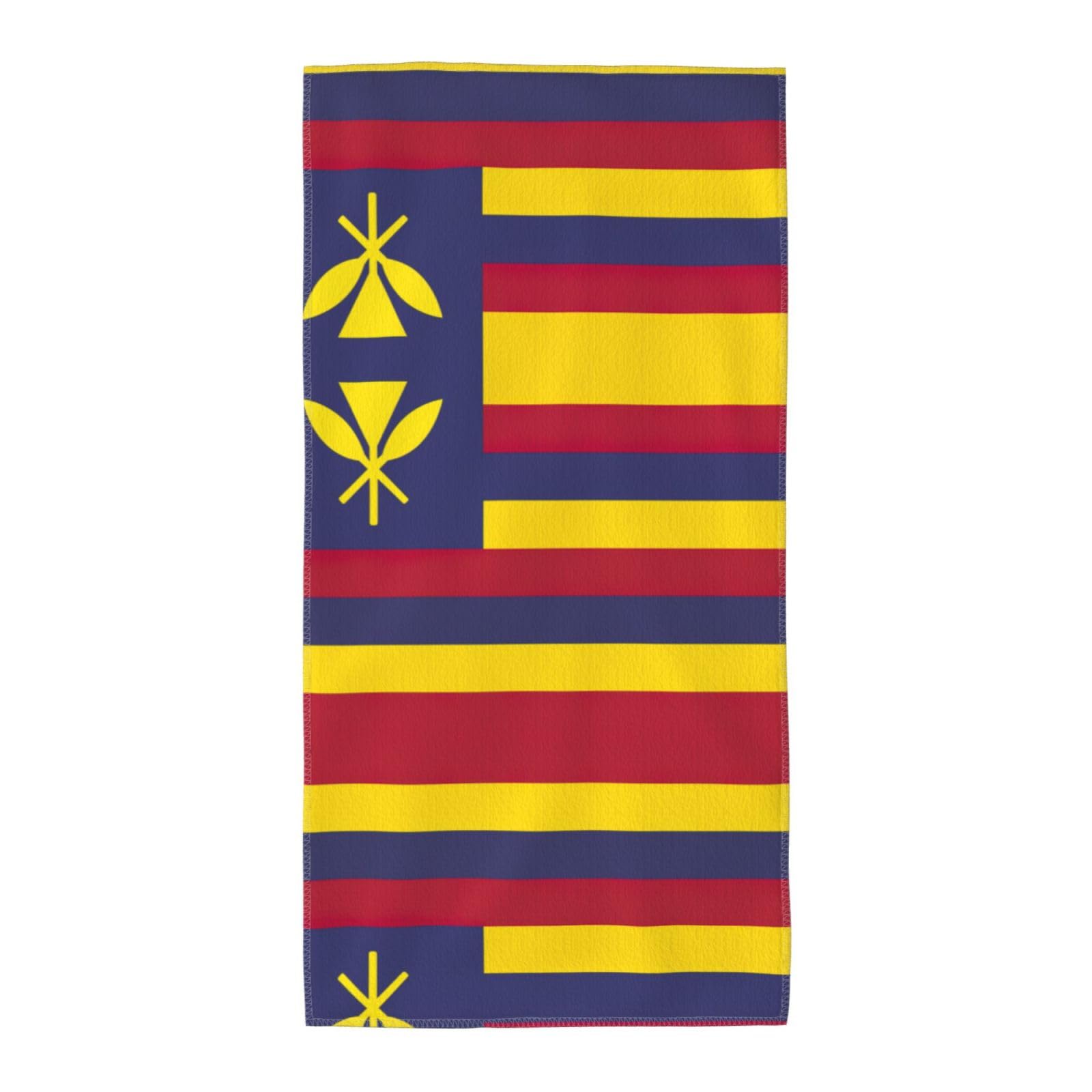 DIEzig Flag Of The Kingdom Of Hawaii Fashion Printed Long Bath Towel For Pool Side Seaside Holiday