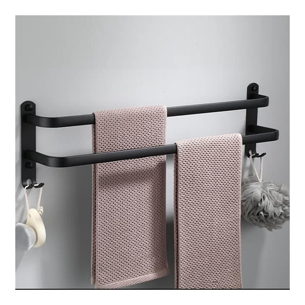 Barre porte-serviettes 3 niveaux pour gagner de l'espace dans la salle de bain