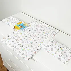 Trocador de Fraldas Portátil Impermeável com Bolsos – Dobrável, Leve e Fácil de Limpar para Passeios e Viagens