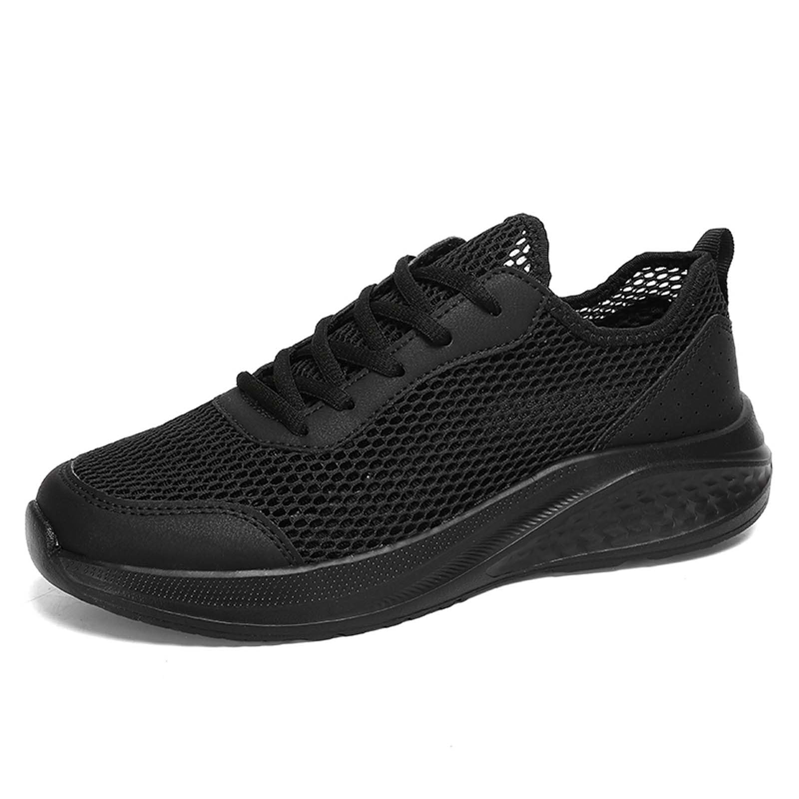 Mens Breathable Sneakers Lightweight Running Shoes for Walking Gym Tennis Casual Outdoor Sports with Slip- Sole