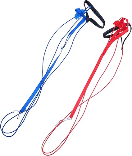 Miniatura 1 de Mipcase 2 unids Parrot Flying Rope Pet Strap Grey Belt Pet Harness Back Braces Bird Strap African Grey Strap Loro Arnés ajustable Bird Flying