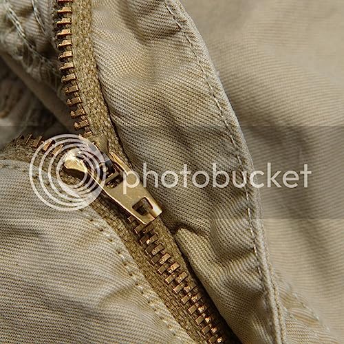 Ochenta Men's Loose Fit Cargo Shorts Multi Pockets Casual Cotton Work Relax Outdoor Hiking #3229 Khaki 38 #TOP3