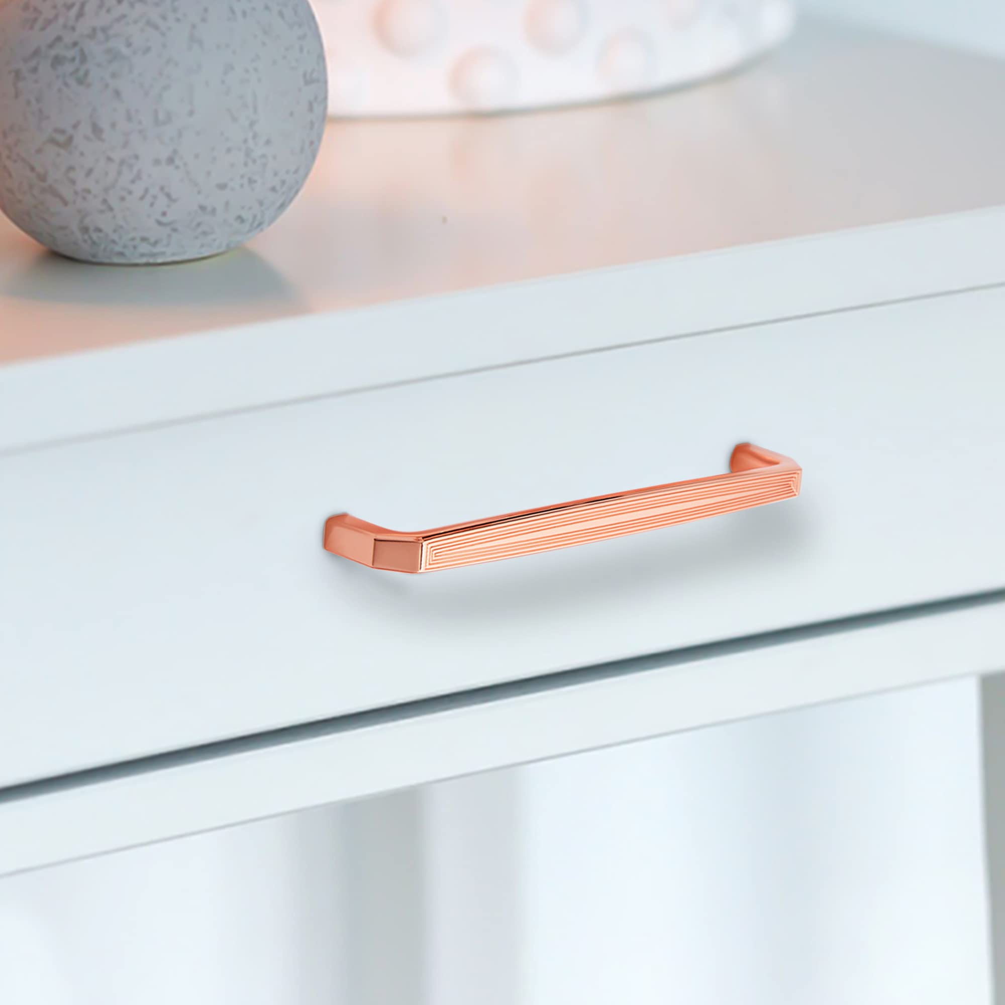 rose gold knobs for dresser 8 rose gold crystal cabinet knobs with brass centers. Transparent pink cut  glass drawer pulls. For kitchen cupboards, dressers, vanities