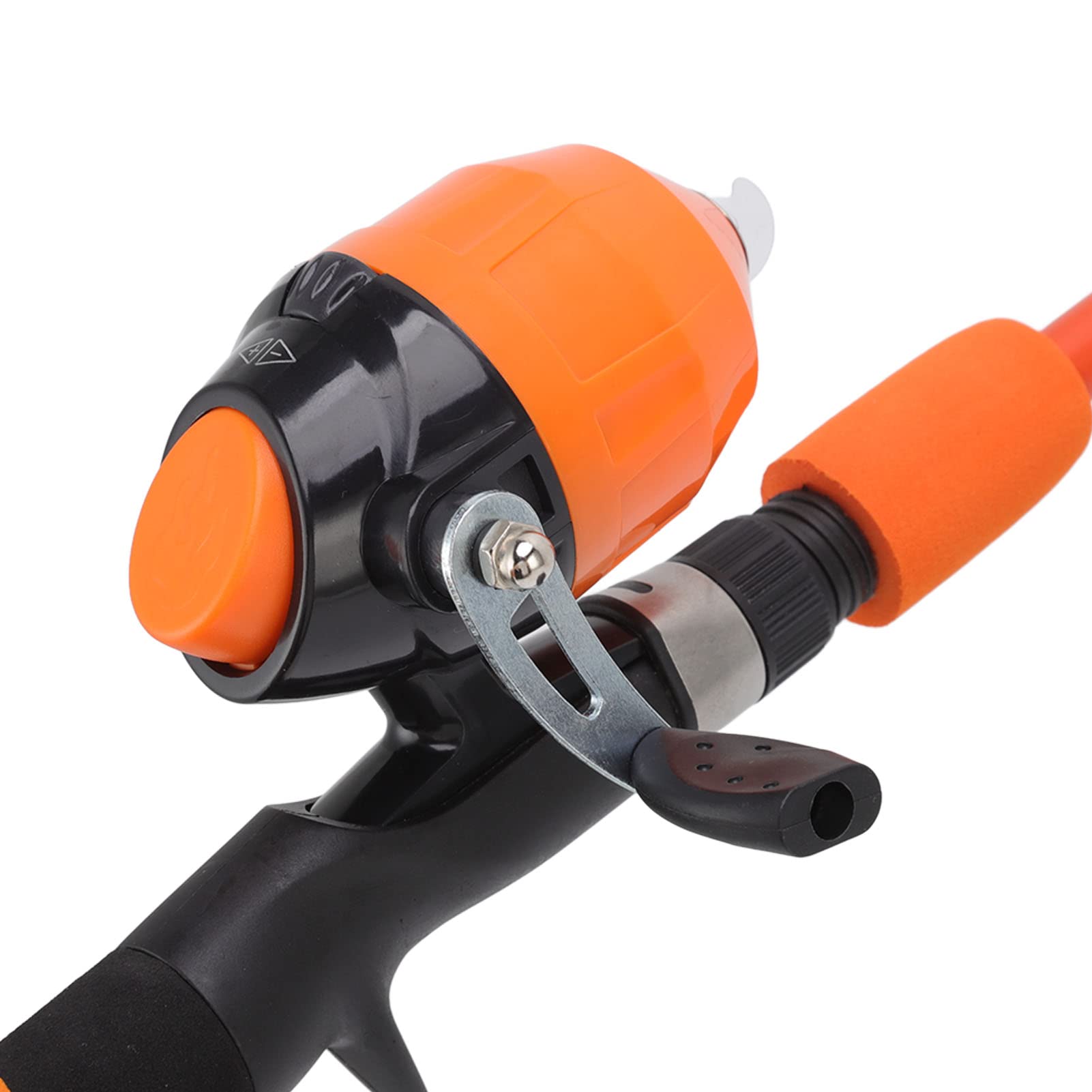 Canne à Pêche pour Enfants De 1,5 M - Portable, Rétractable Et Adaptée Aux Débutants - Orange - Cadeau pour Les Tout-Petits, Présentez à Votre Petit Pêcheur la Joie de la Pêche