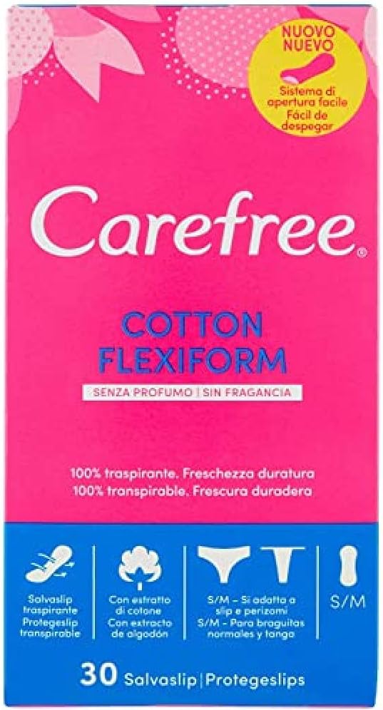 Carefree Flexiform Panty Liners, 30 Liners Amazon.co.uk Health