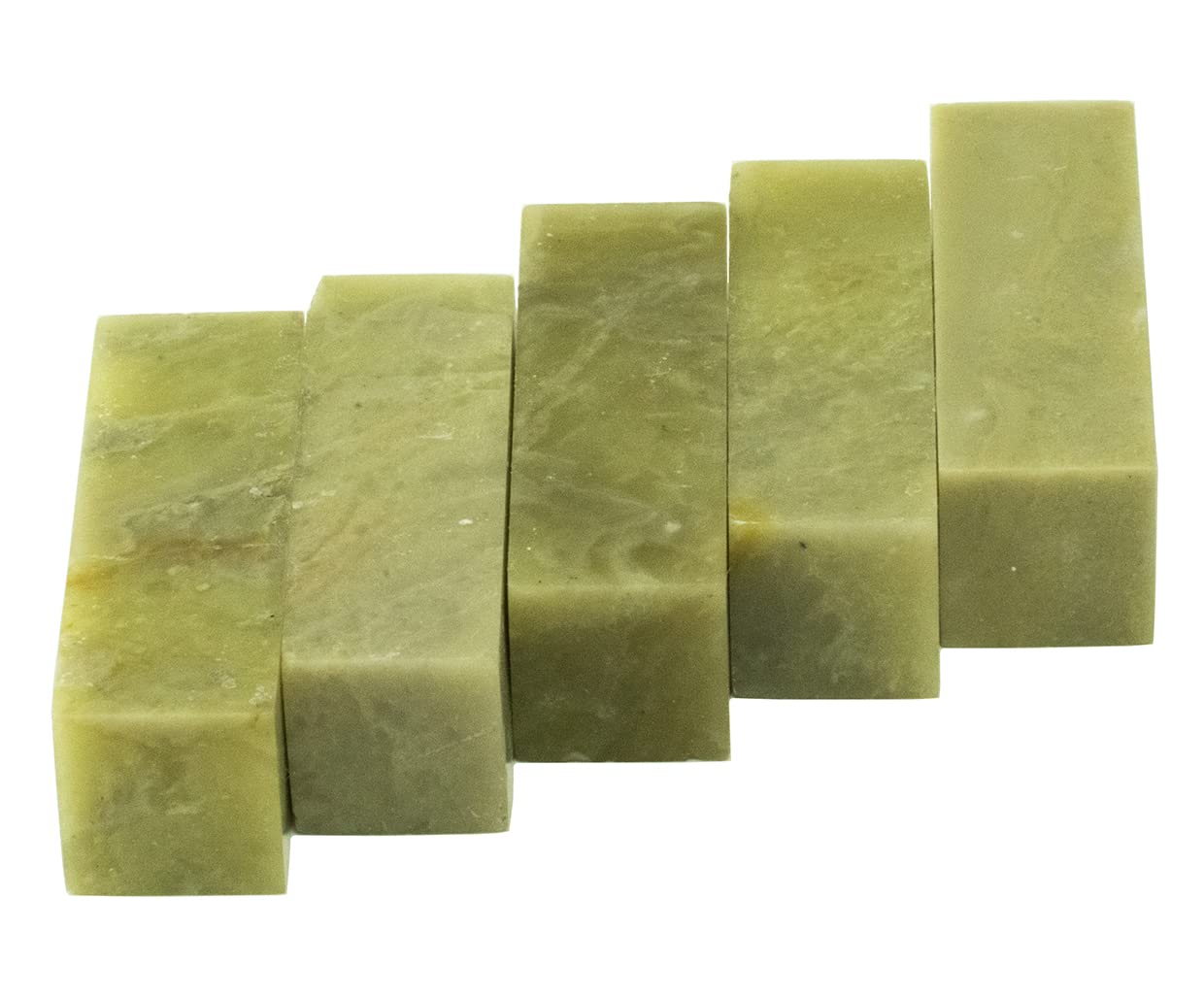 Amazon.co.jp: 弘梅堂 篆刻 印材 青田石（15mm×50mm）青田青白章 1.5cm