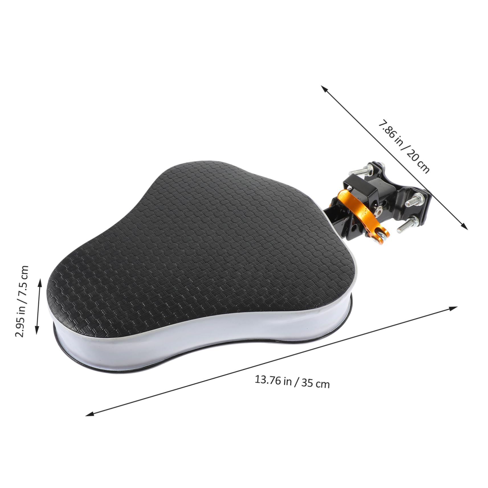 INOOMP Asiento Infantil De Seguridad para Este Asiento De Bicicleta para Pequeños Asiento Delantero De Bicicleta Plegable Asiento De Bicicleta para Ciclismo Asiento para Pequeños