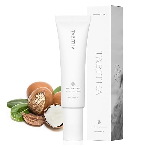 TABITHA Crema Replay con ceramida NP, manteca de karité y aceite de jojoba, calmante, reponiendo la piel, crema reparadora de barrera de humedad