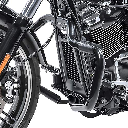 Defensa Mustache II Compatible para Harley Softail Low Rider 18-20 Negro