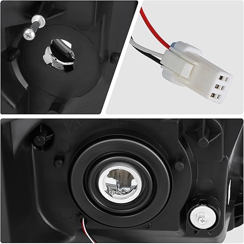 Miniatura 6 de DNA MOTORING HL-LED-RM06-CH-CL1 - Juego de lámparas LED DRL para faros delanteros compatibles con Dodge Ram 150006-09 Dodge Ram 2500 3500 06-08,