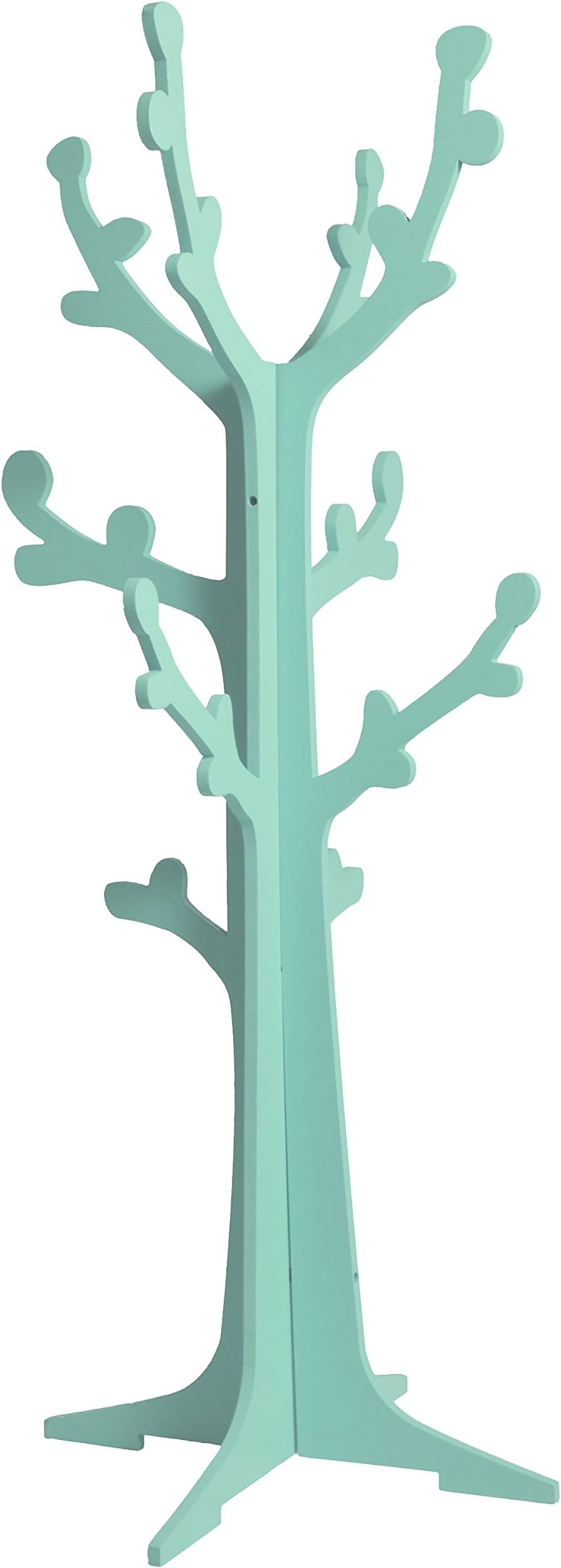 Poyetmotte Cerisier Coat Racks Tree, 45 x 120 cm, Aqua, One Size