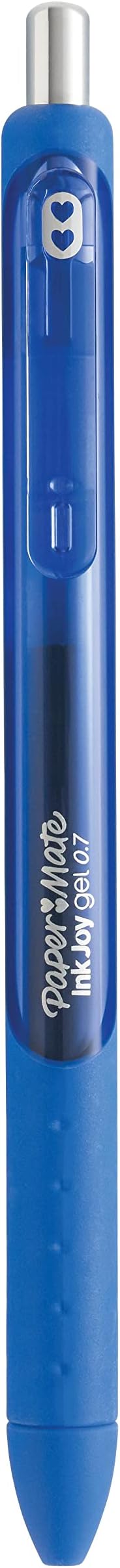 Paper Mate InkJoy Gel Retráctil Punto Medio 0.7mm Tinta Azul Pack 4 miniatura 2