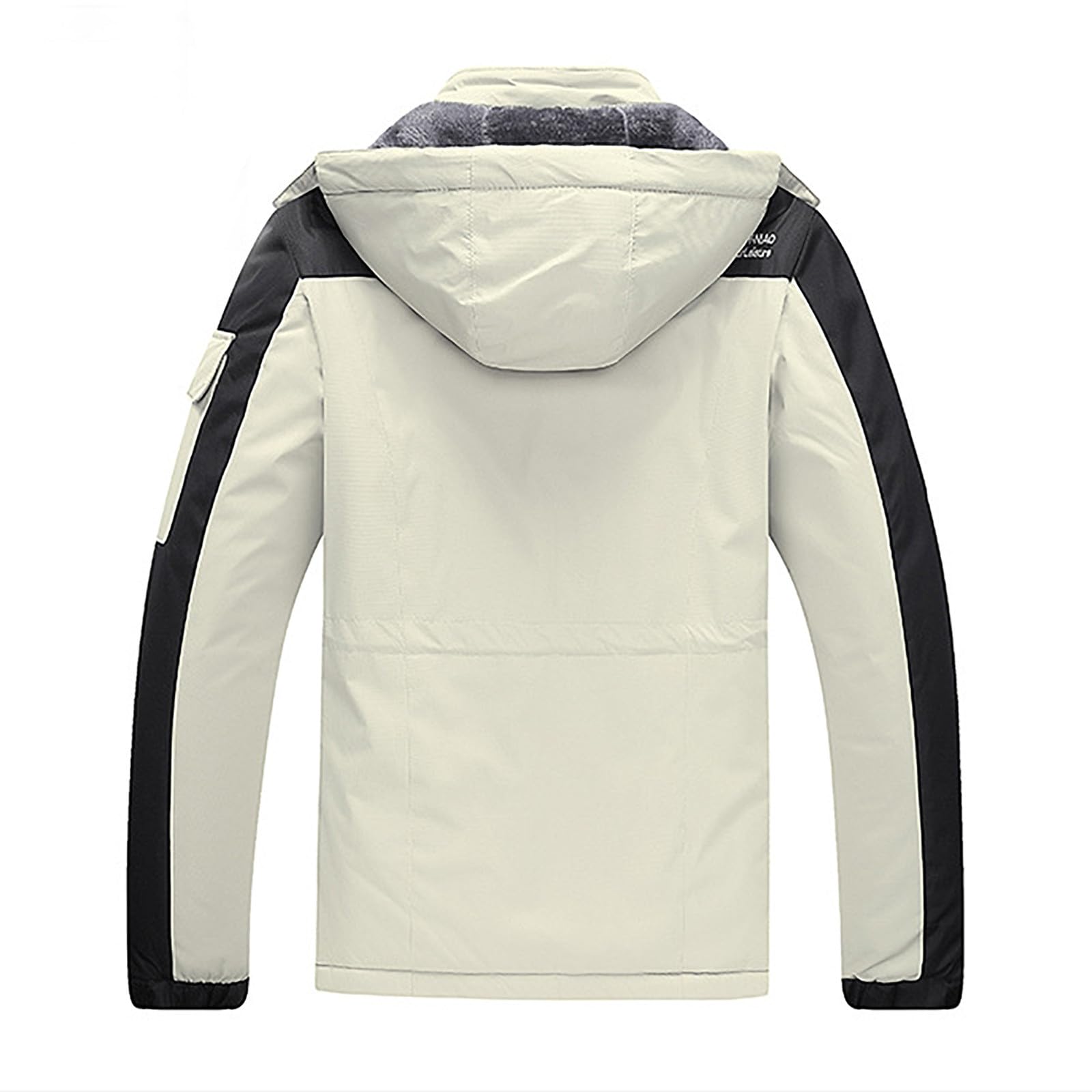 Herren Winterjacke, Große Größen 20000 mm Wasserdicht Gefüttert Skijacke Winterjacke 4Xl Winddicht Warm Winter Snowboardjacke Wanderjacke Atmungsaktiv Lang Wanderjacke Outdoor Jacken