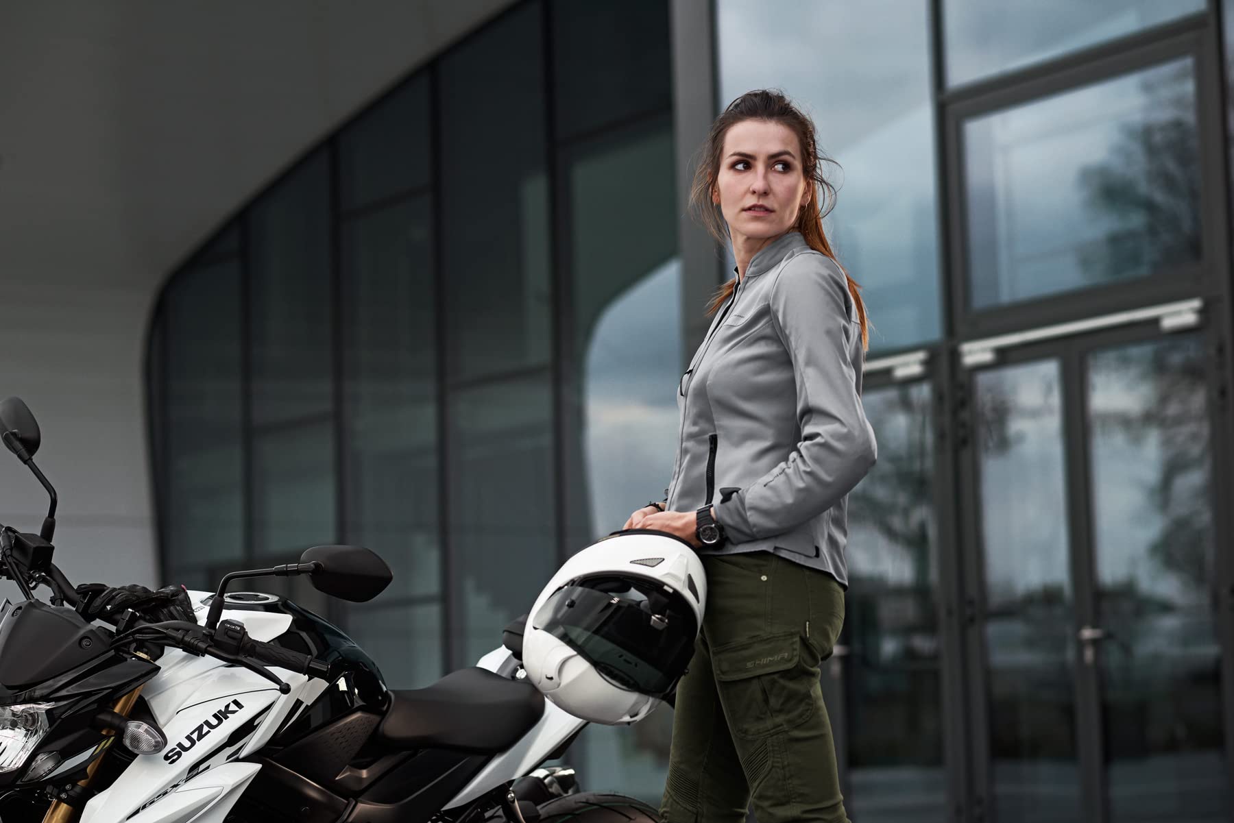 SHIMA OPENAIR Veste Moto Femme Homologué AIRFORCE Dorsale Blouson Armure Protecion Vestes Ventilation Textile Vetement