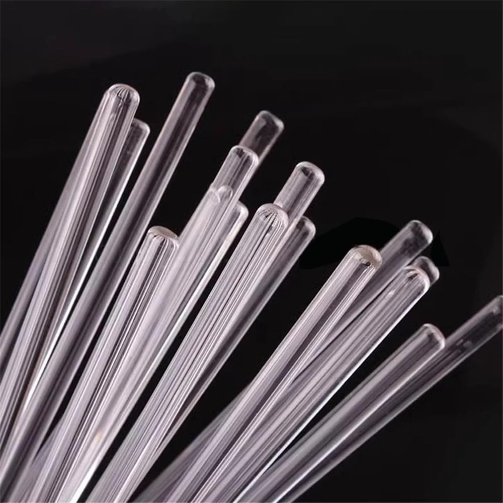 Attrezzature e forniture di laboratorio Bacchette di agitazione in vetro borosilicato da laboratorio, 5 e 10 pezzi, diametro 5/7/8/10 mm, lunghezza 100/150/200/300/350/400