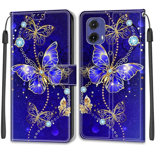 Cover per Motorola Moto G85 5G Antiurto Portafoglio Custodia con Slot per Schede Funzione Stand Flip Compatibile Moto G85 5G