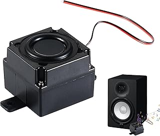 Mini Loudspeaker,Mini Full Frequency Audio Speaker Loudspeaker | High Compression Tweeters and Stereo Woofer Loudspeaker for TV, Computer Kisronda