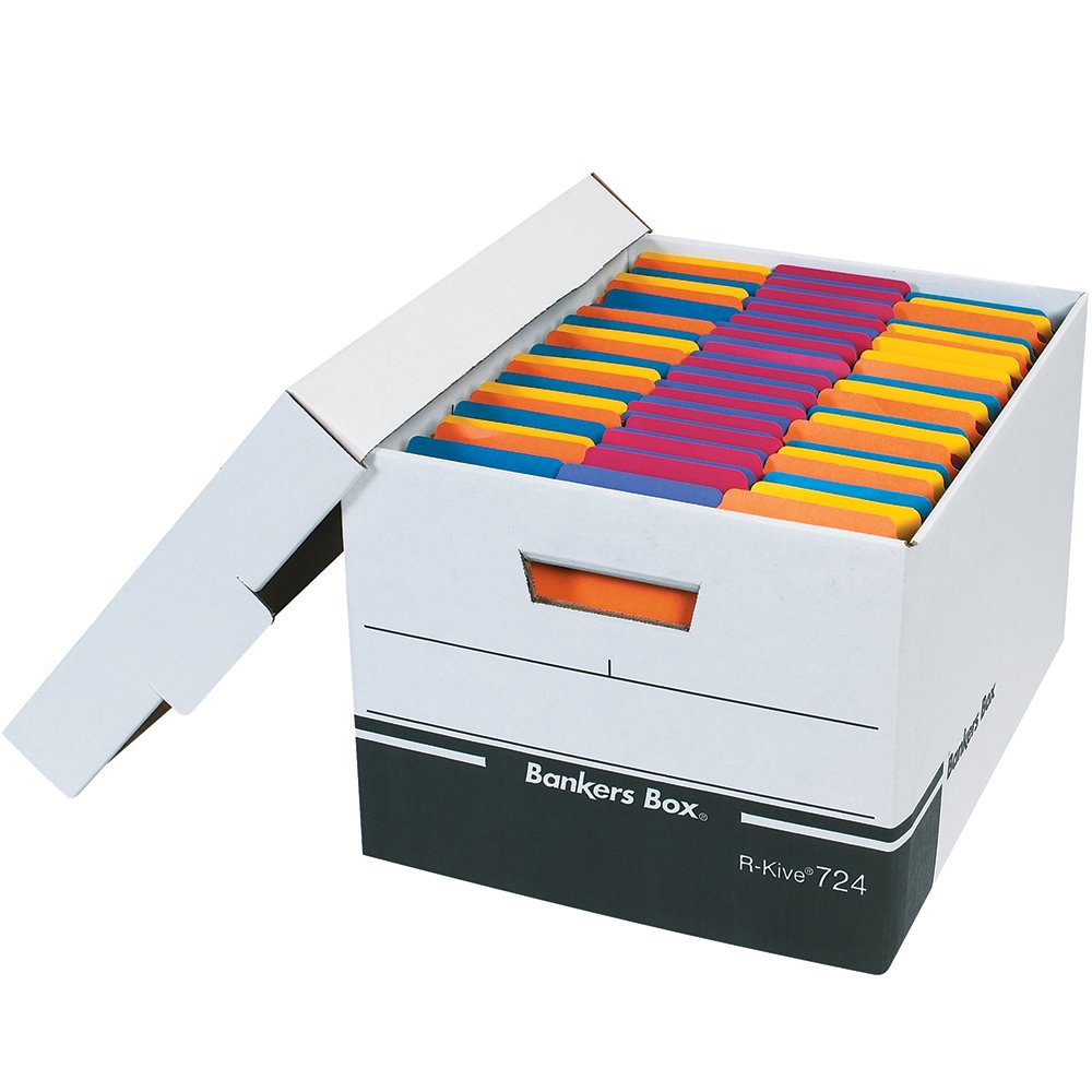 Amazon.com: R-KIVE File Stg Bxs,15x12x10,Wht,12/CS : Office