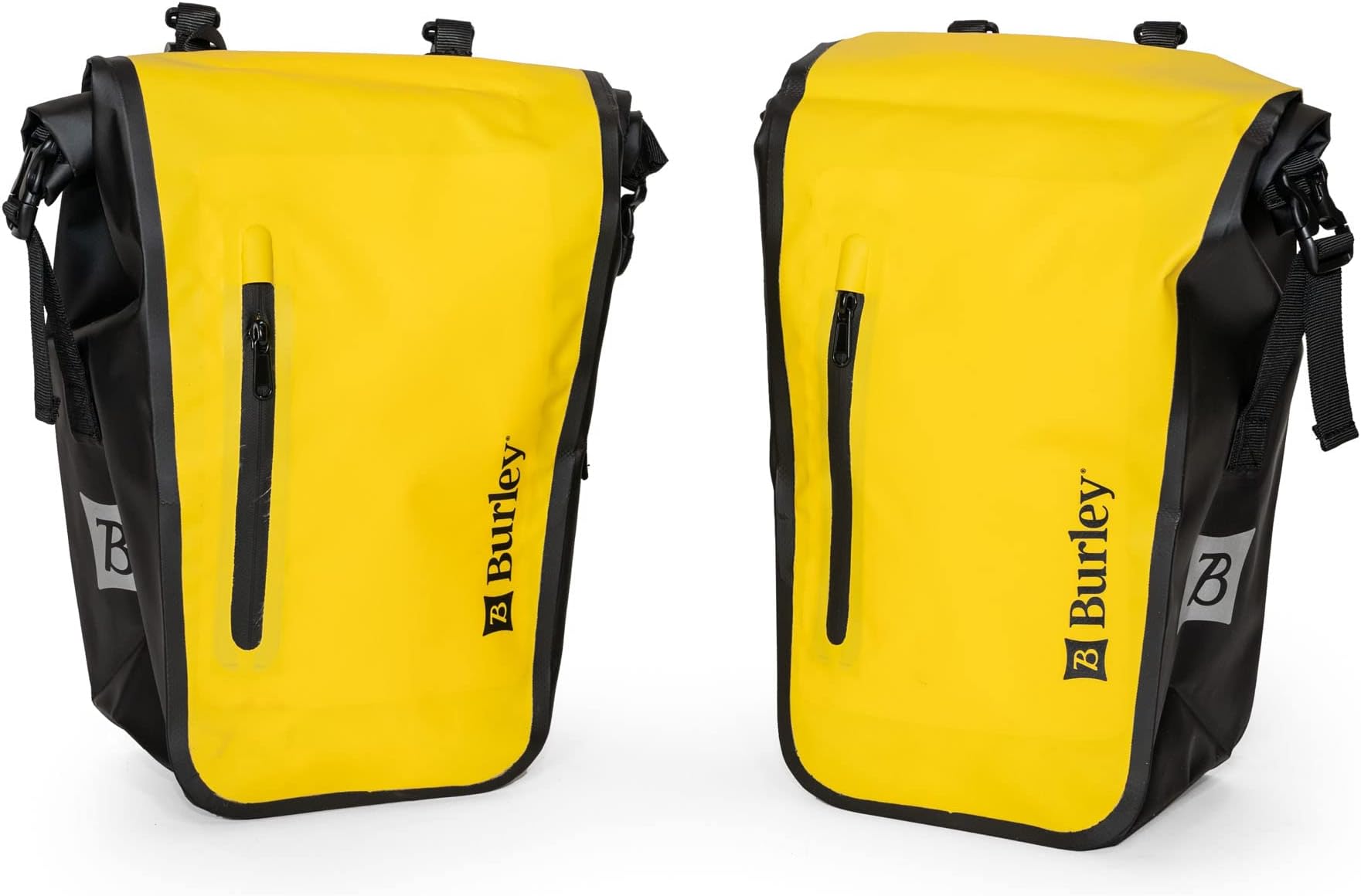 BurleyPannier Set, Roll-Top, Waterproof, 22L Total Capacity, 10mm Rack Bar Compatible