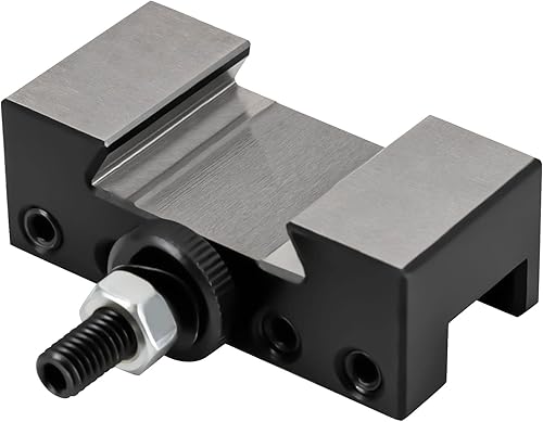 Miniatura 8 de Fetcoi Juego de 6 postes de herramientas de cambio rápido tipo cuña para mini torno de 6 a 9 pulgadas 250-0000 postes de herramientas  5 soportes de