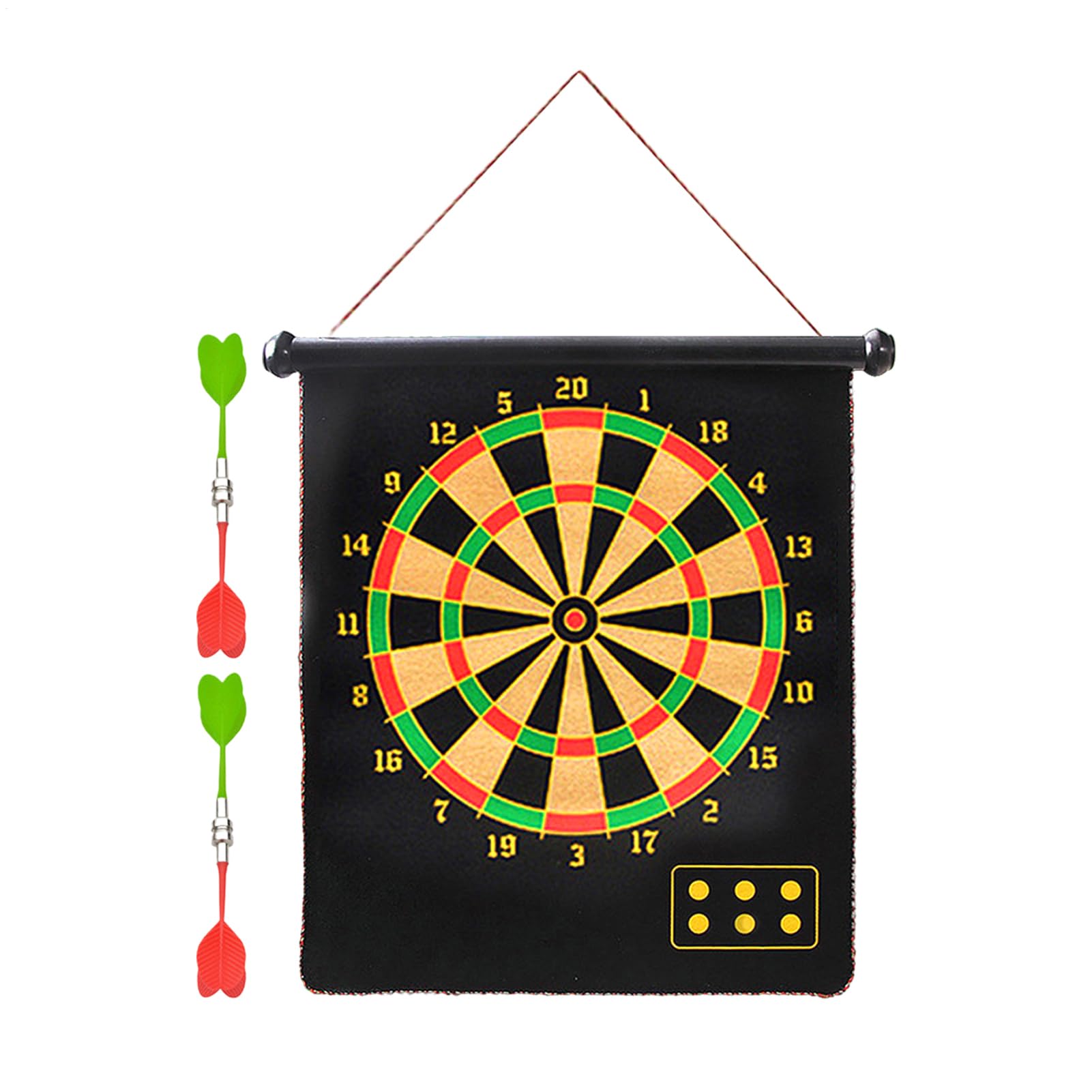 Kids Dart Board, Dart Board für Kinder - Party Play Game Indoor Outdoor,Magnetisches Dartboard doppelseitiges -Brettspiel für Kinder Erwachsene im Innen- und Außenbereich