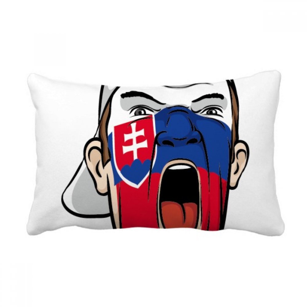 Coussin Slovaquie oreiller de canapé 16x24 pouces pour déco maison DIYthinker