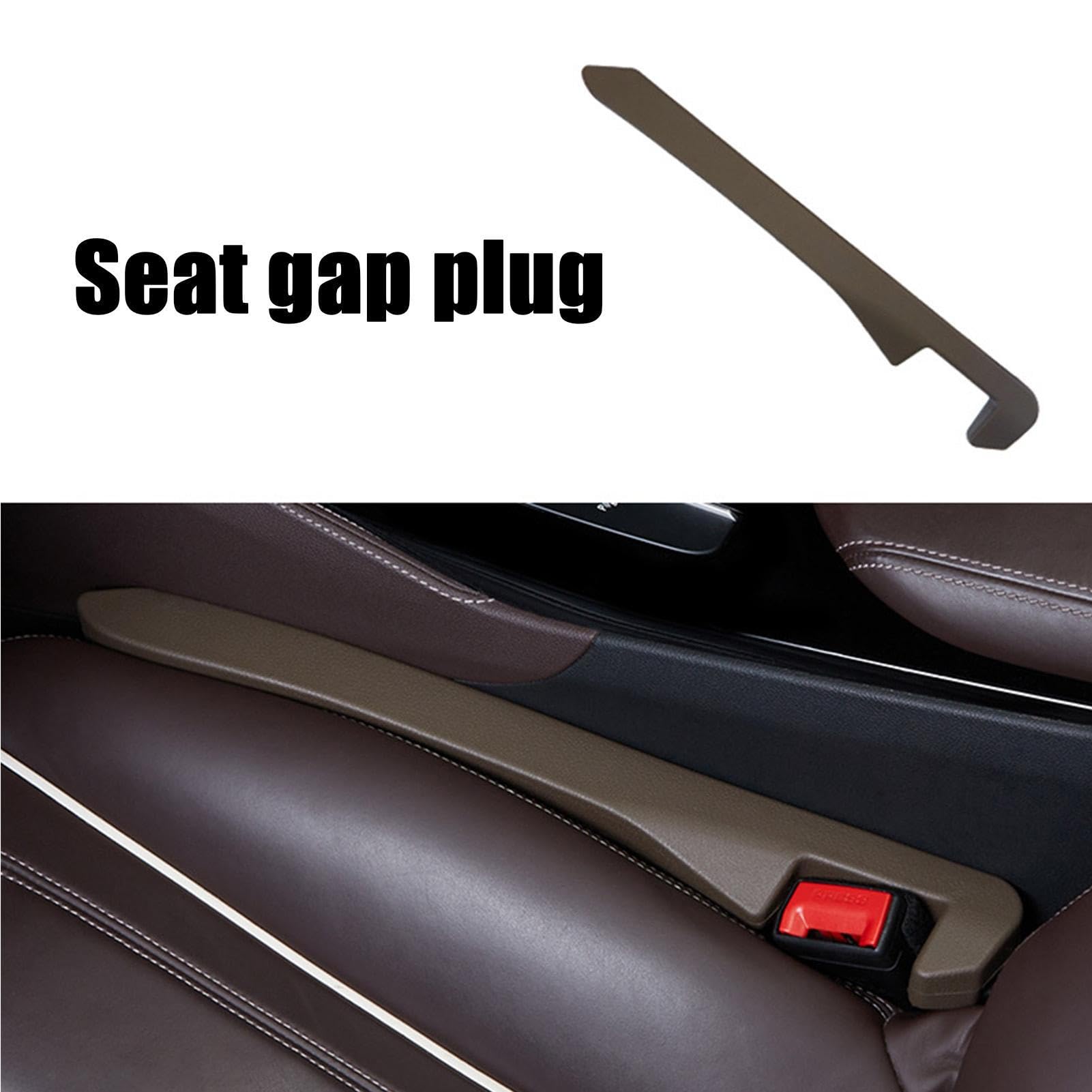 2 Bouchons écarteurs Siège Auto - Anti-chute Objets Dans Interieur Voiture - Polyuréthane Noir Universel
